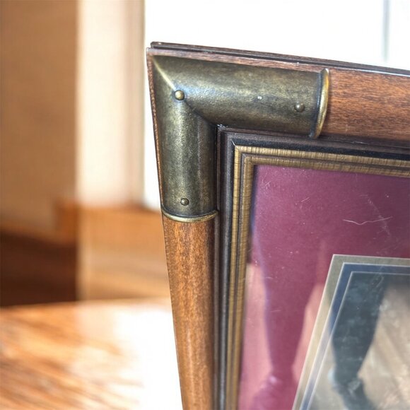 Framed Print Fox Hunters Vtg Art Equestrian Judith Gibson Brass Accents 39x32 - Picture 5 of 13